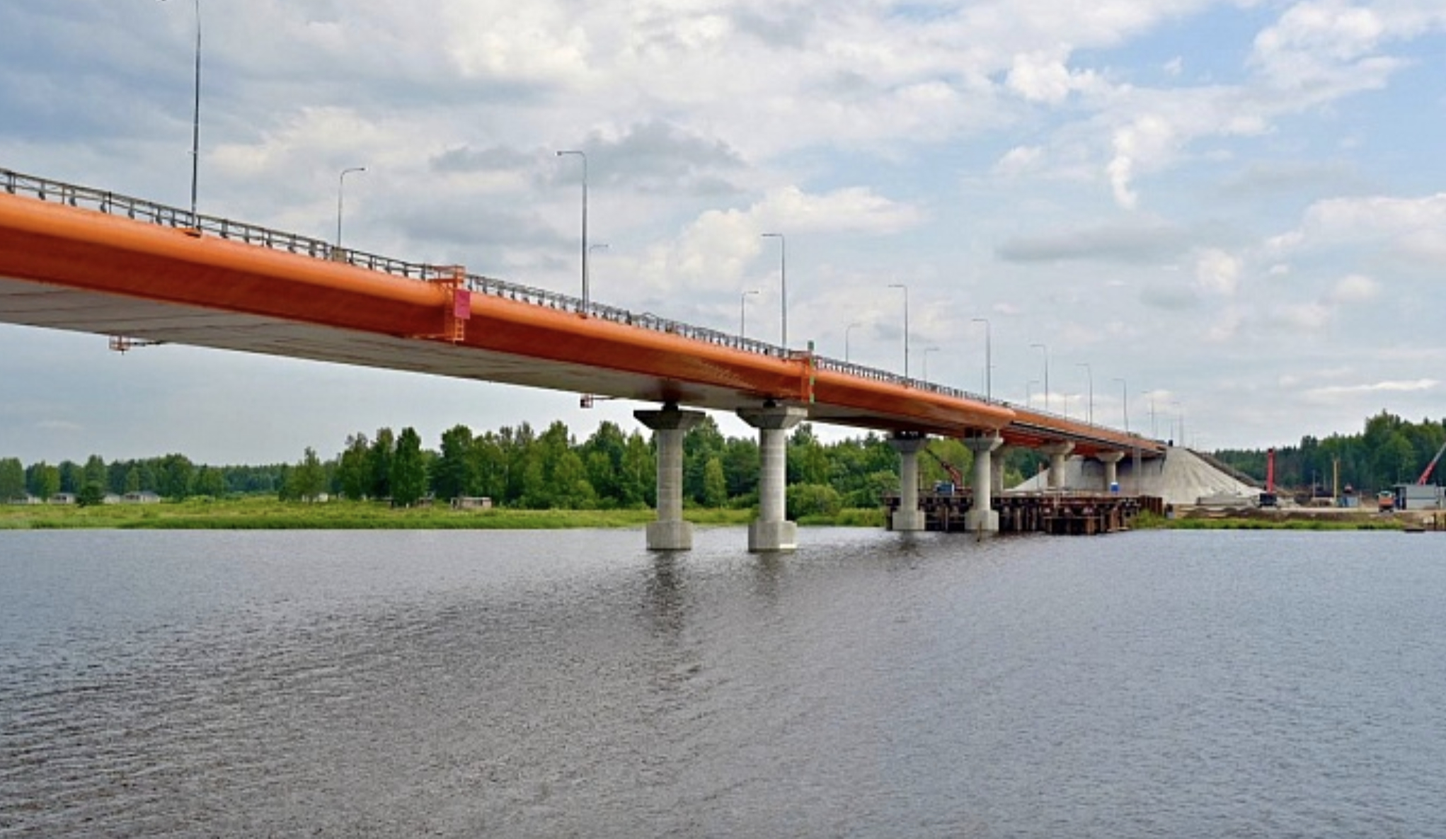 Мост через Волгу по М-11 успешно прошел проверку на безопасность 