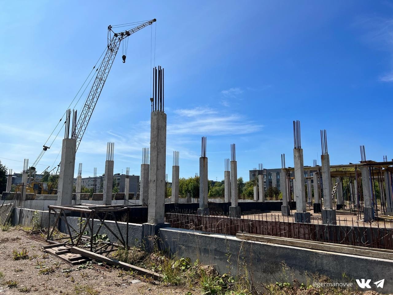 Строительство бассейна в Череповце возобновлено