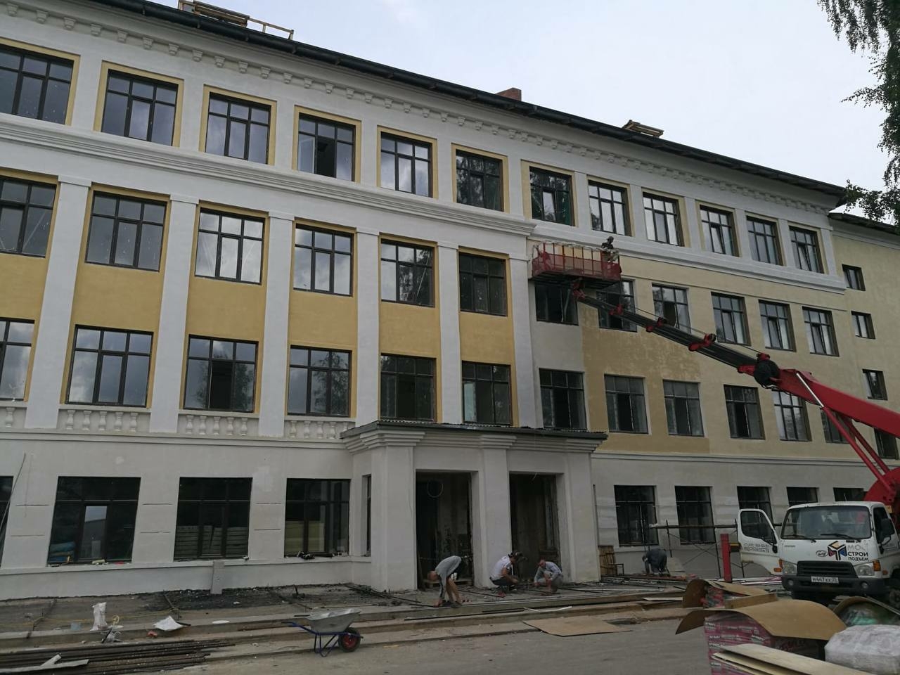 Ремонт школы №13 в Вологде вышел на финишную прямую