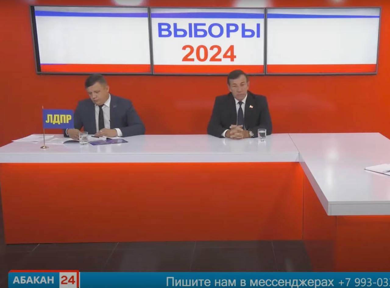 Кандидаты в мэры Абакана Головченко и Глебов поспорили о демографии на дебатах