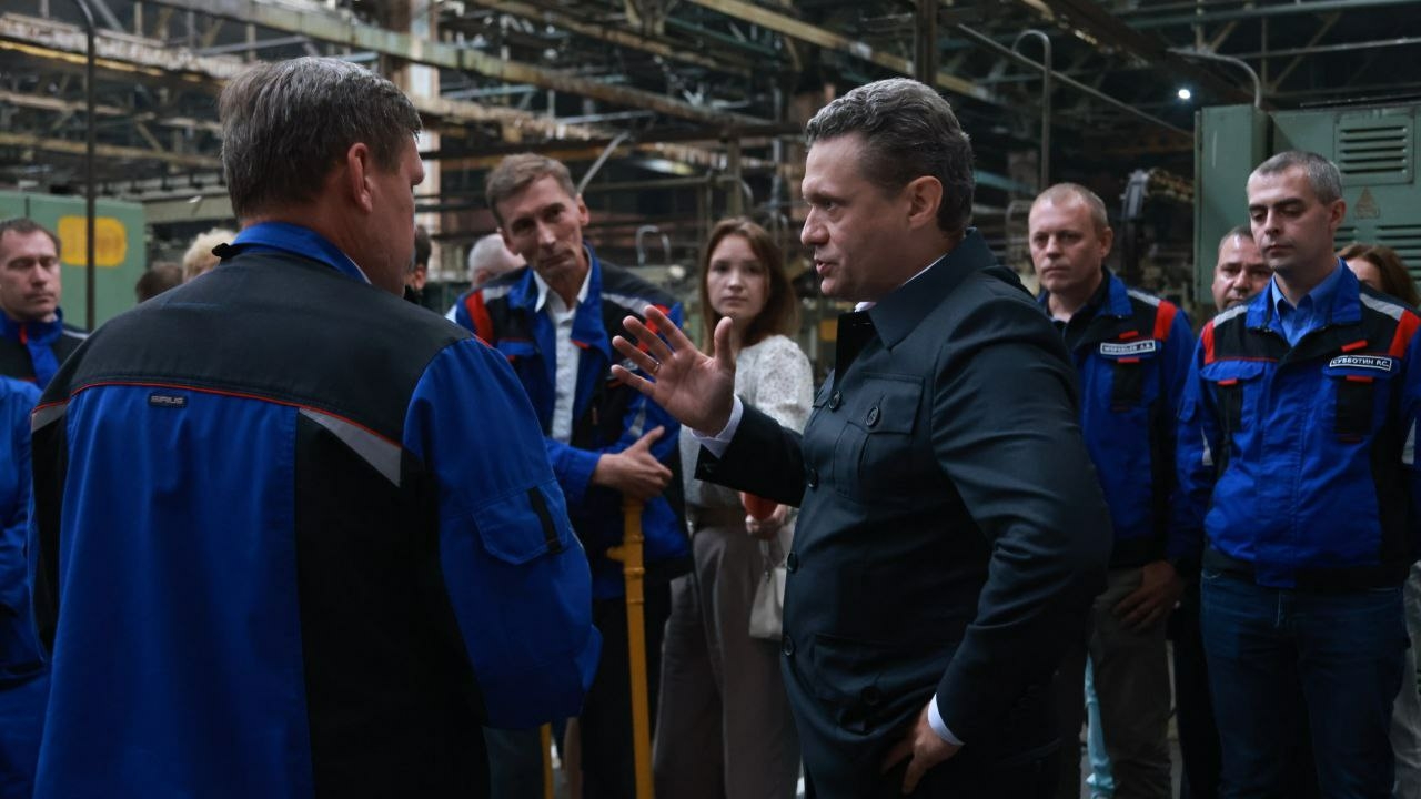 Георгий Филимонов посетил Вологодский подшипниковый завод