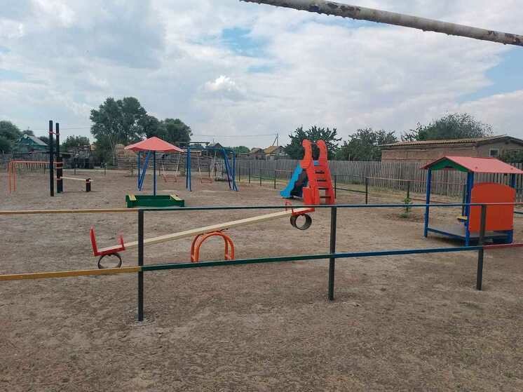 Несколько общественных пространств благоустроили в селах Астраханской области 