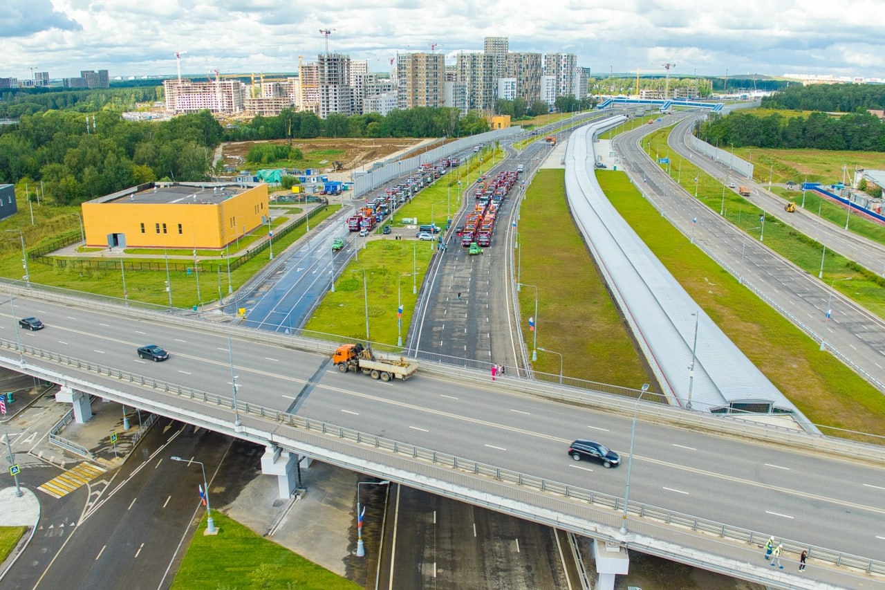 В Новой Москве открыли участок дороги Солнцево — Бутово — Варшавское шоссе