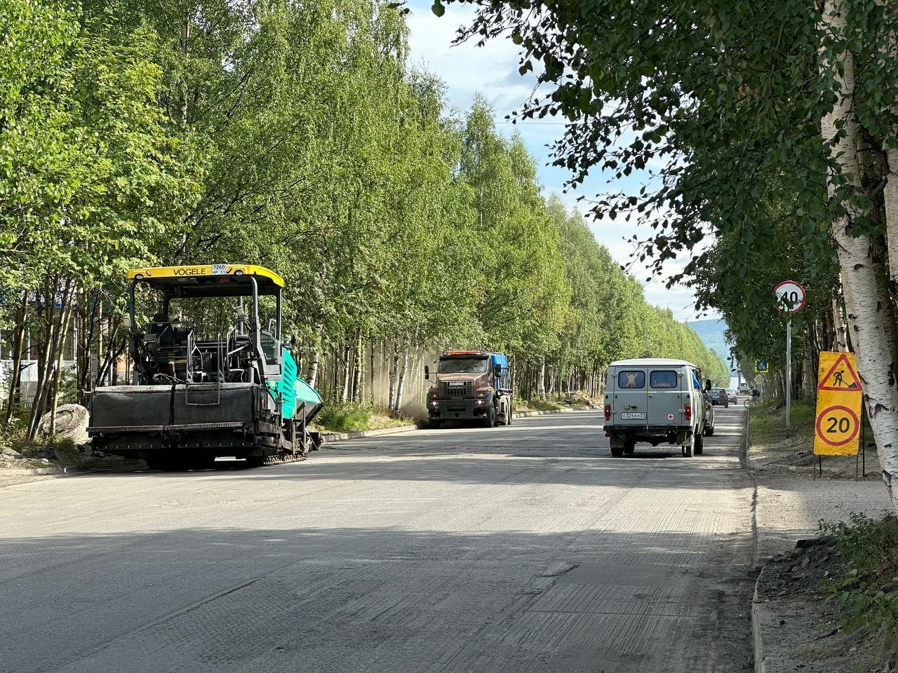 В Мончегорске отчитались о ходе дорожных работ по региональному плану