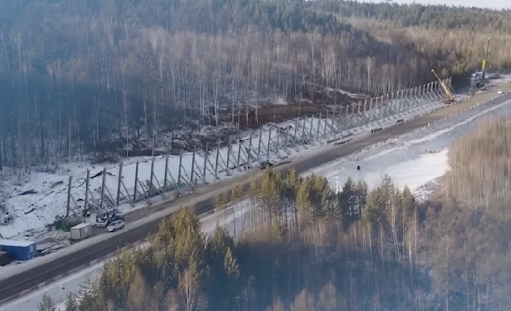 На обходе Читы в Забайкалье возвели десятиметровый барьер от сели 