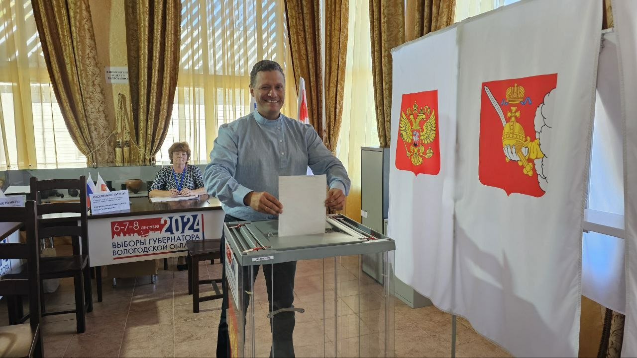 Филимонов проголосовал на выборах губернатора Вологодчины