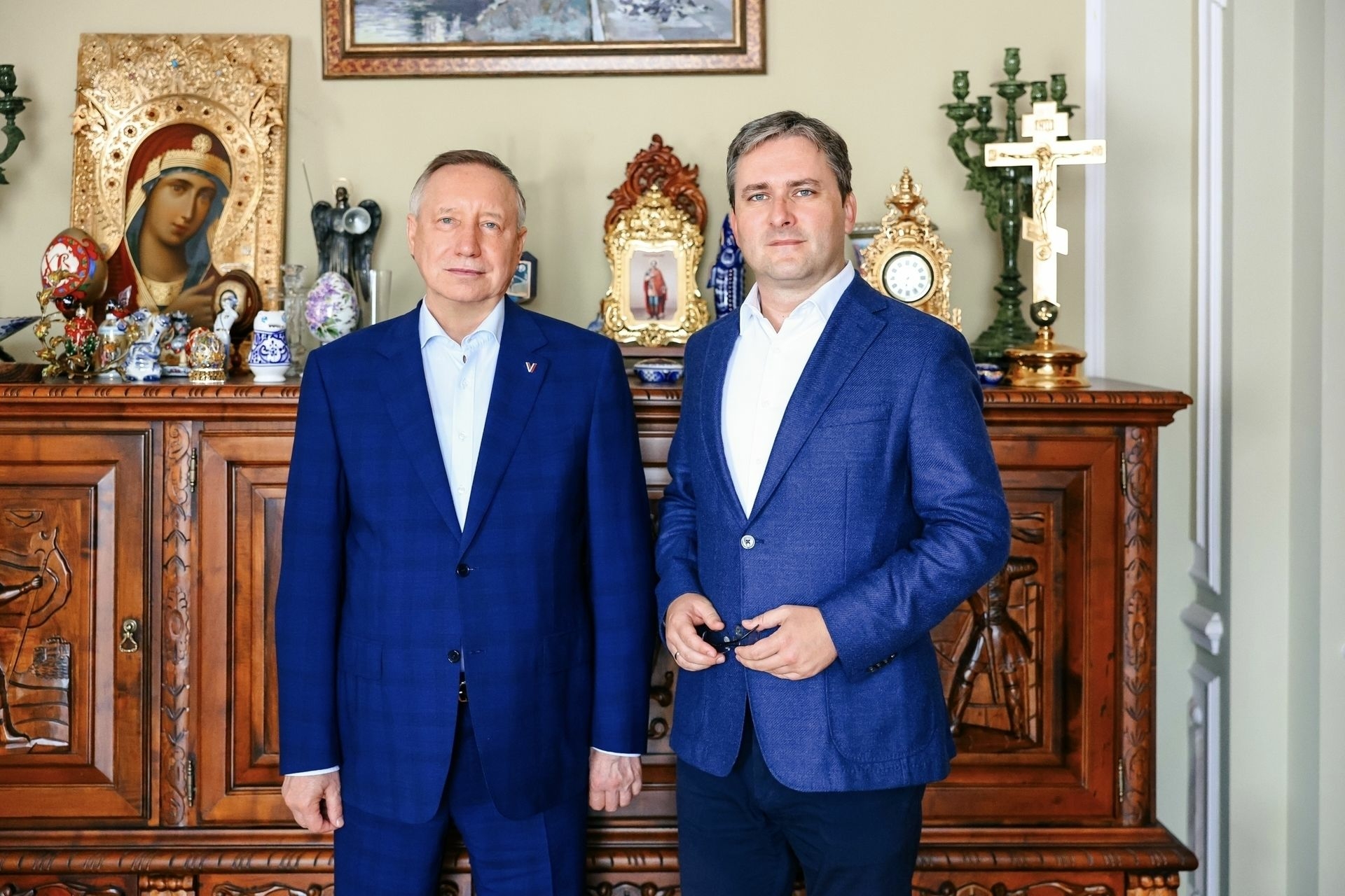 Беглов провел встречу с министром культуры Сербии
