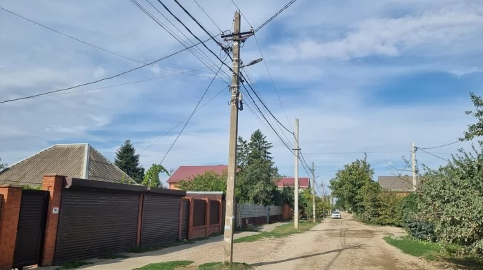 В районе Западного Обхода Краснодара установили новые сети уличного освещения