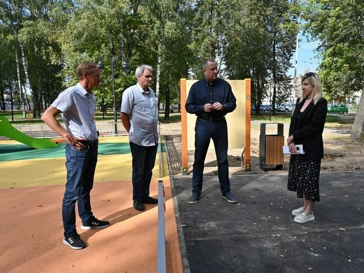 В центральном парке Серпухова откроют детскую площадку
