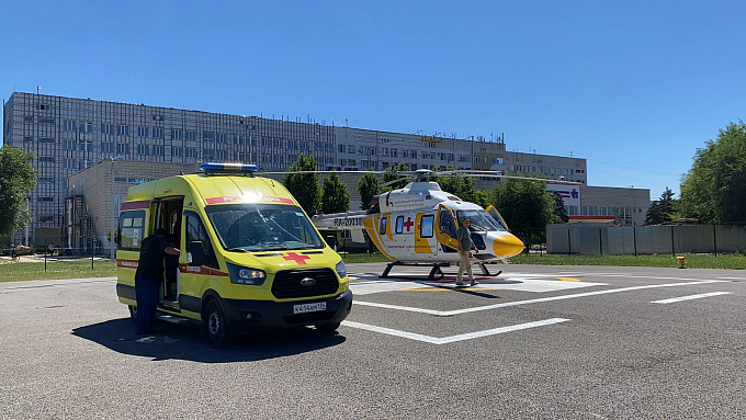 Санитарная авиация совершила 350 вылетов в Волгоградской области