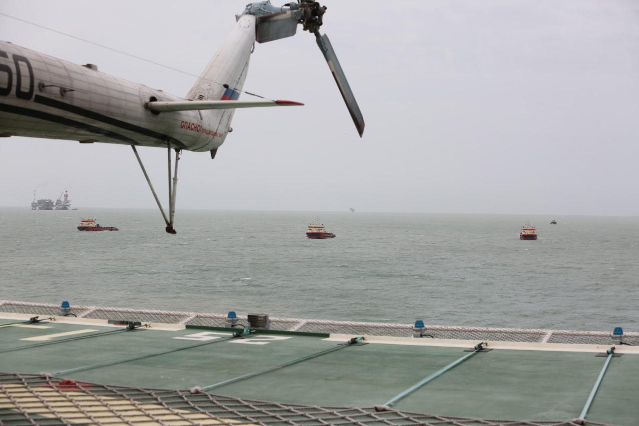 Астраханское управление МЧС приняло участие в учениях на Каспии