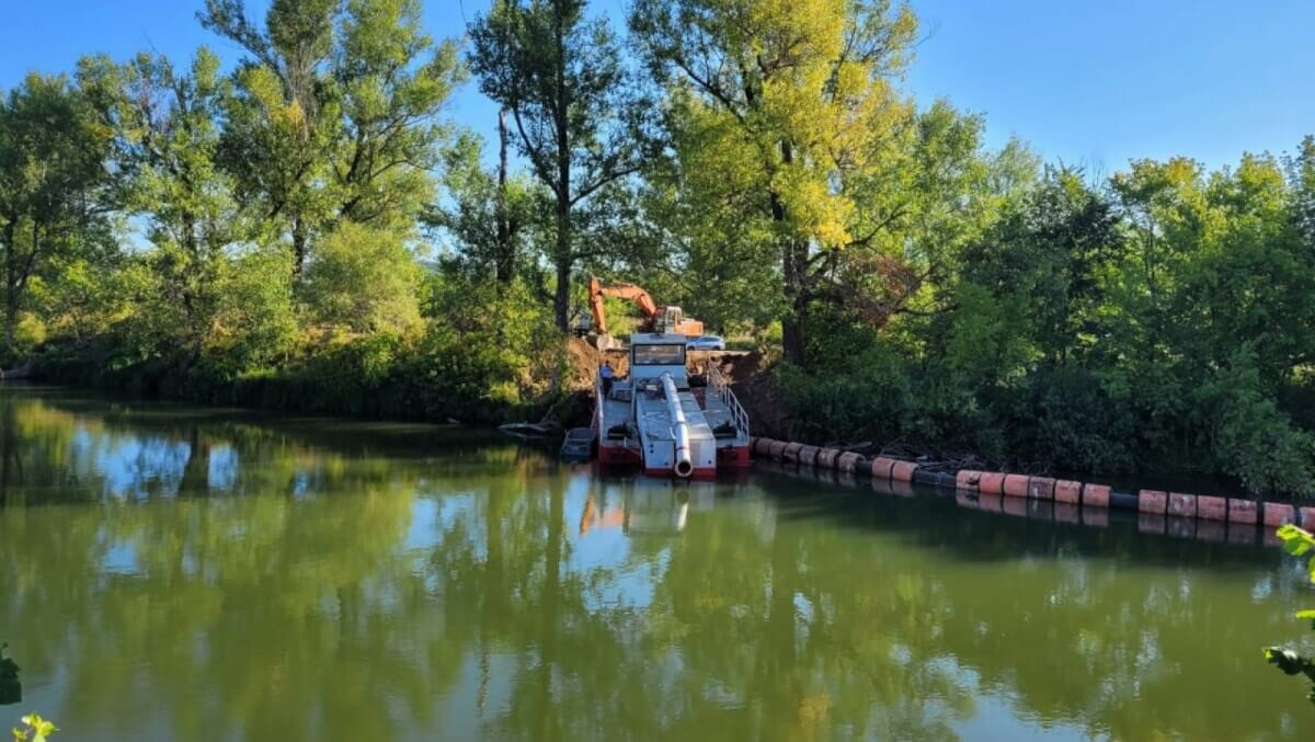 В Башкирии завершилась очистка русла Демы