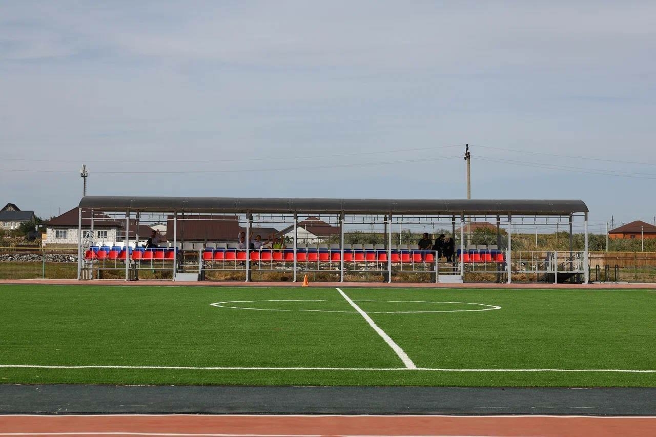 В селе Три Протока Астраханской области открылась «умная» спортивная площадка