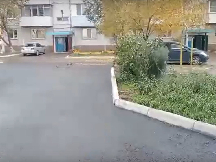 Жители Пригорска недовольны работой подрядчика по благоустройству дворов