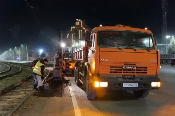 В Кемерове стартовал ремонт трамвайных путей в районе ЦУМа