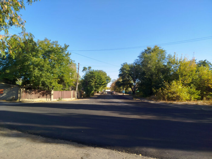 Завершился ремонт улицы в Красном Луче ЛНР