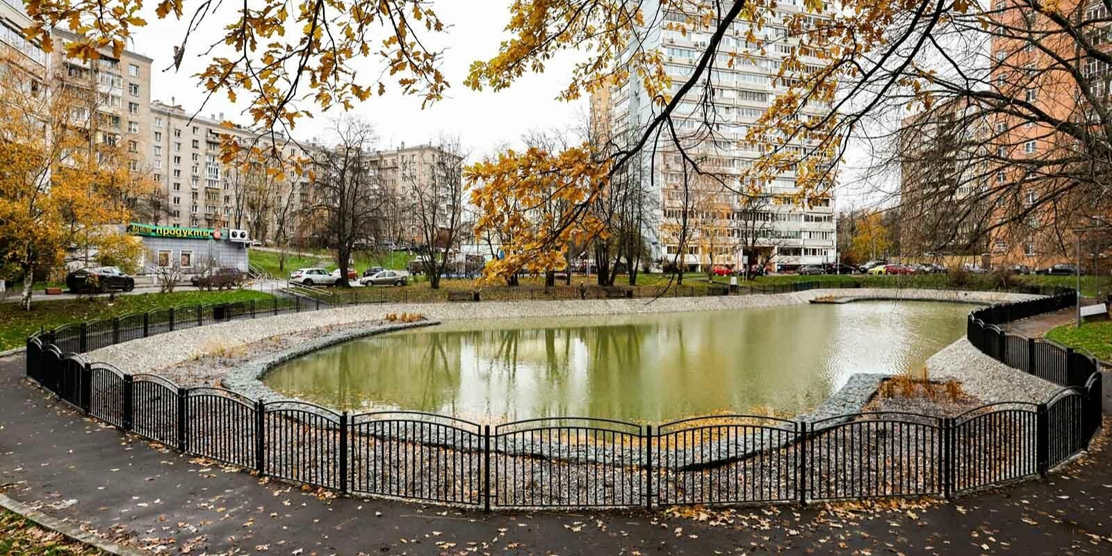 Семеновский пруд на юго-западе Москвы очистили от ила