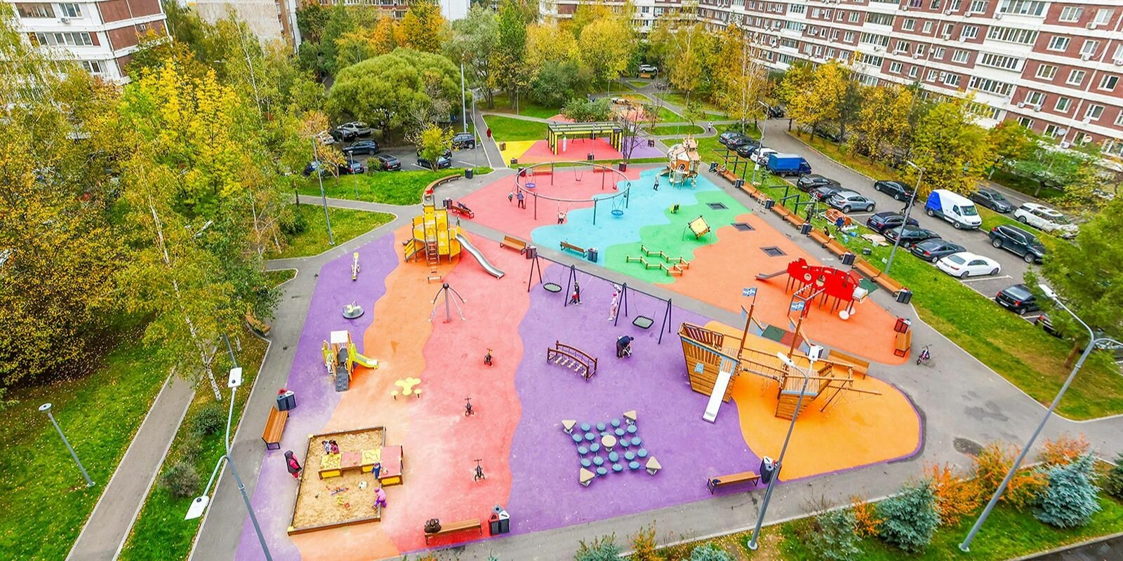 В Москве благоустроили микрорайон Фили-Кунцево