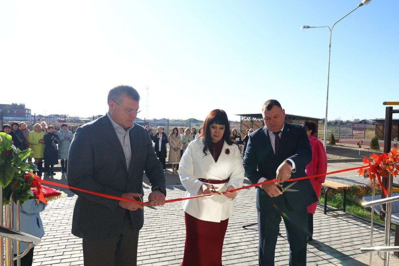 Игорь Бабушкин открыл новый детский сад в Камызяке 