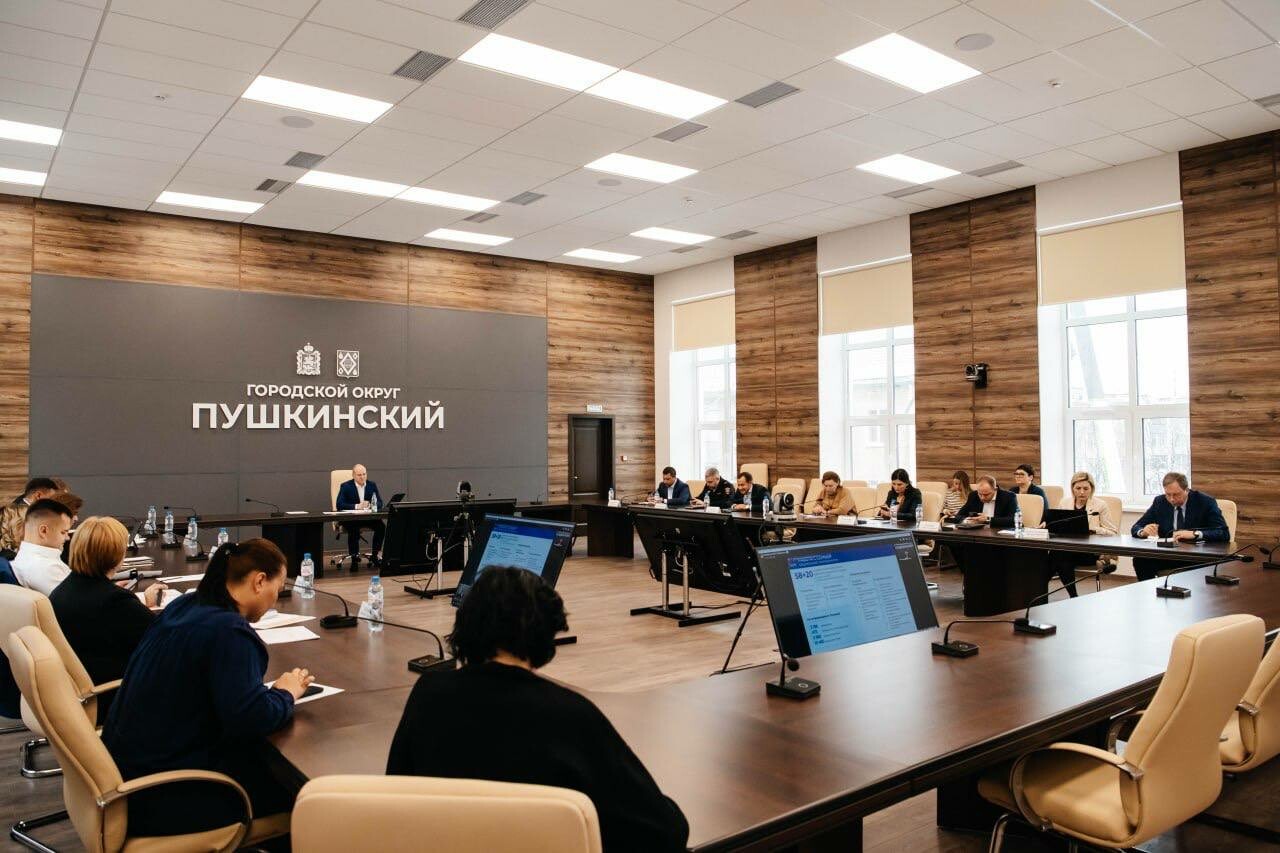 Глава ГО Пушкинский Красноцветов рассказал о вопросах, рассмотренных на совещании