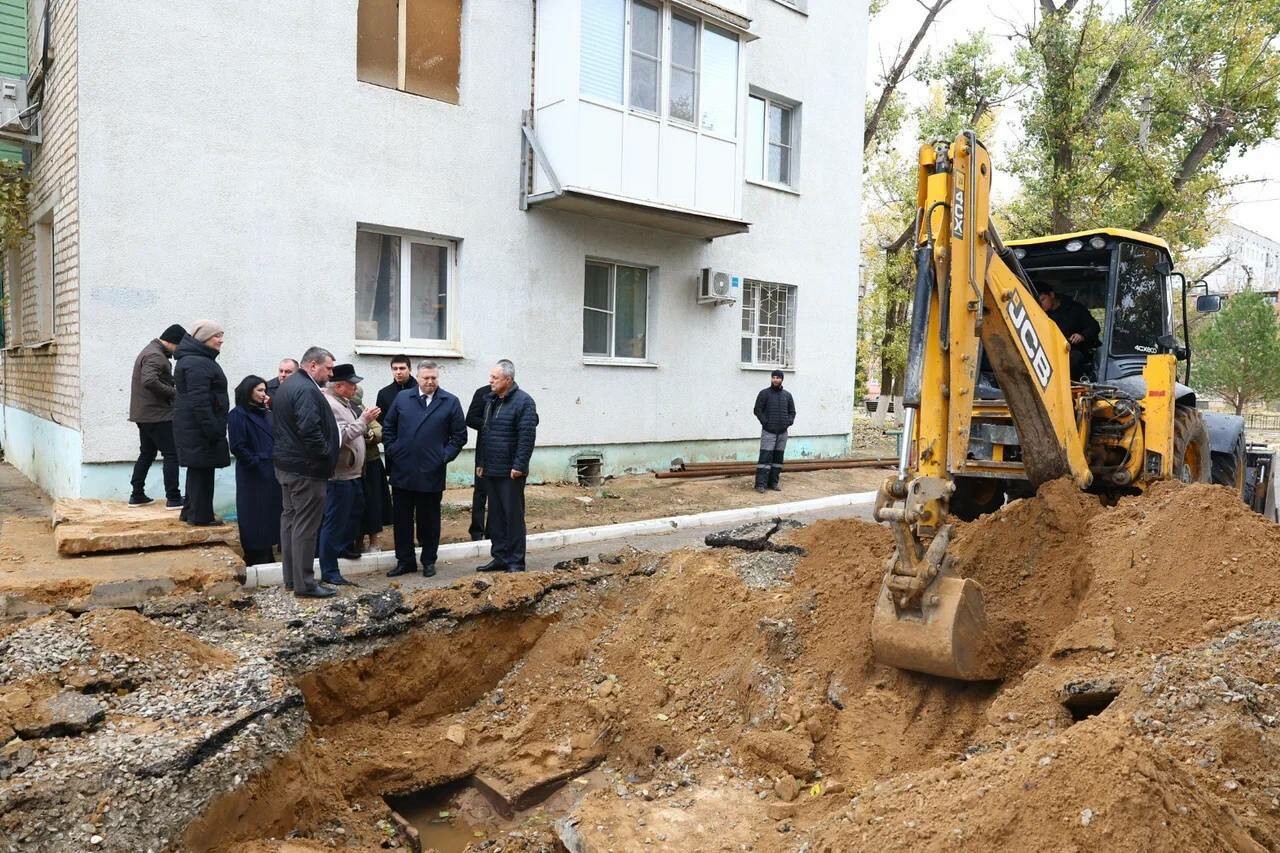 Денис Афанасьев проверил устранение последствий аварии в Нариманове
