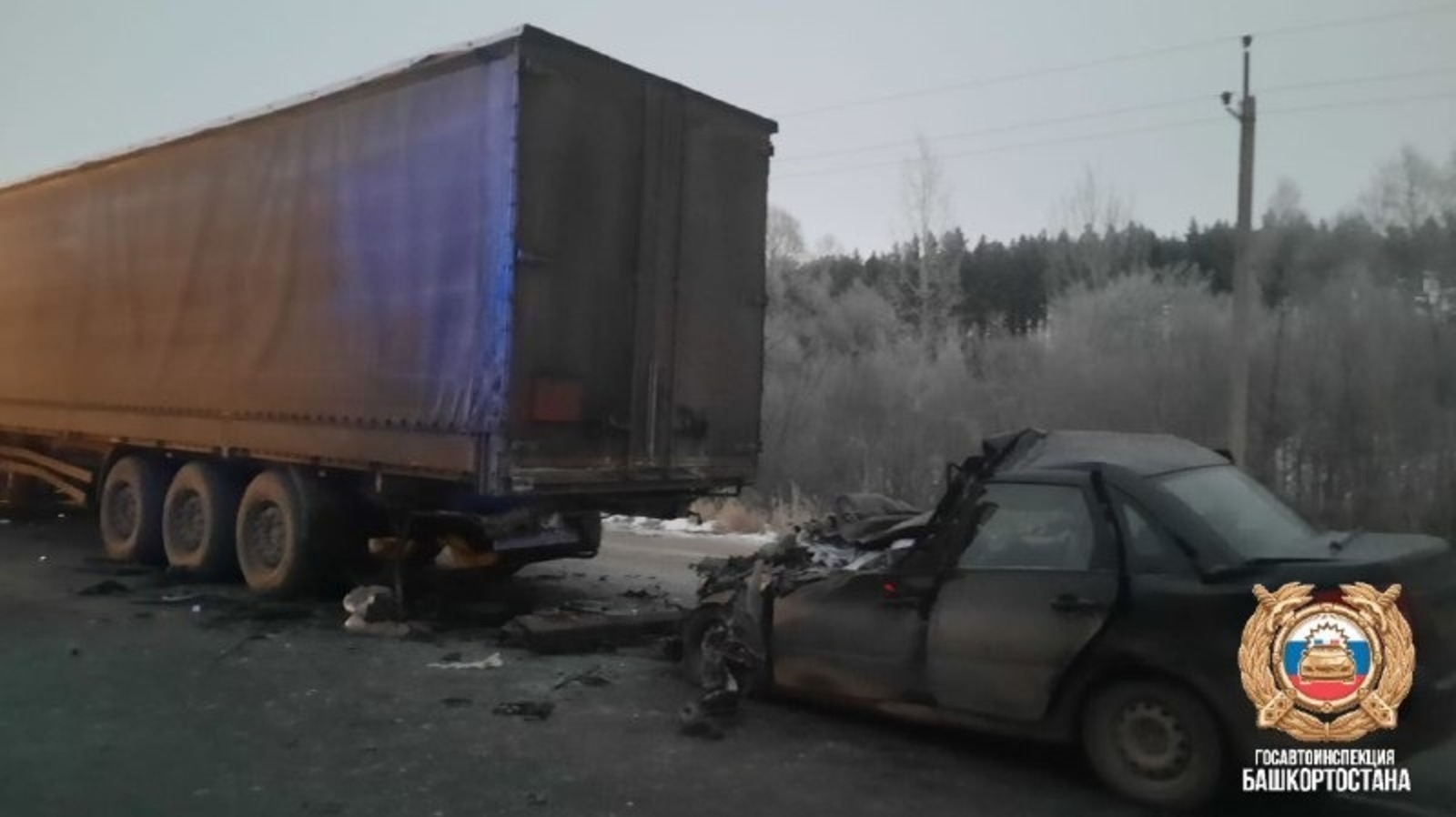 В Башкирии два человека стали жертвами автоаварии