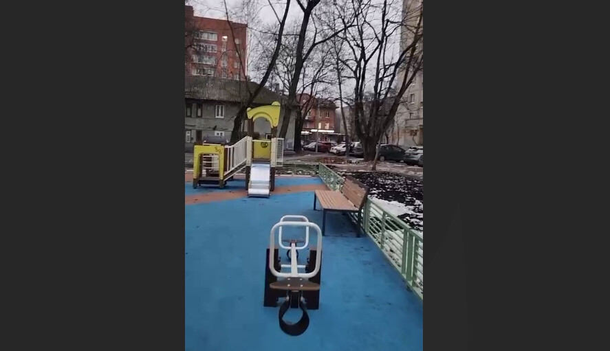 Новая детская площадка появилась в Пушкино