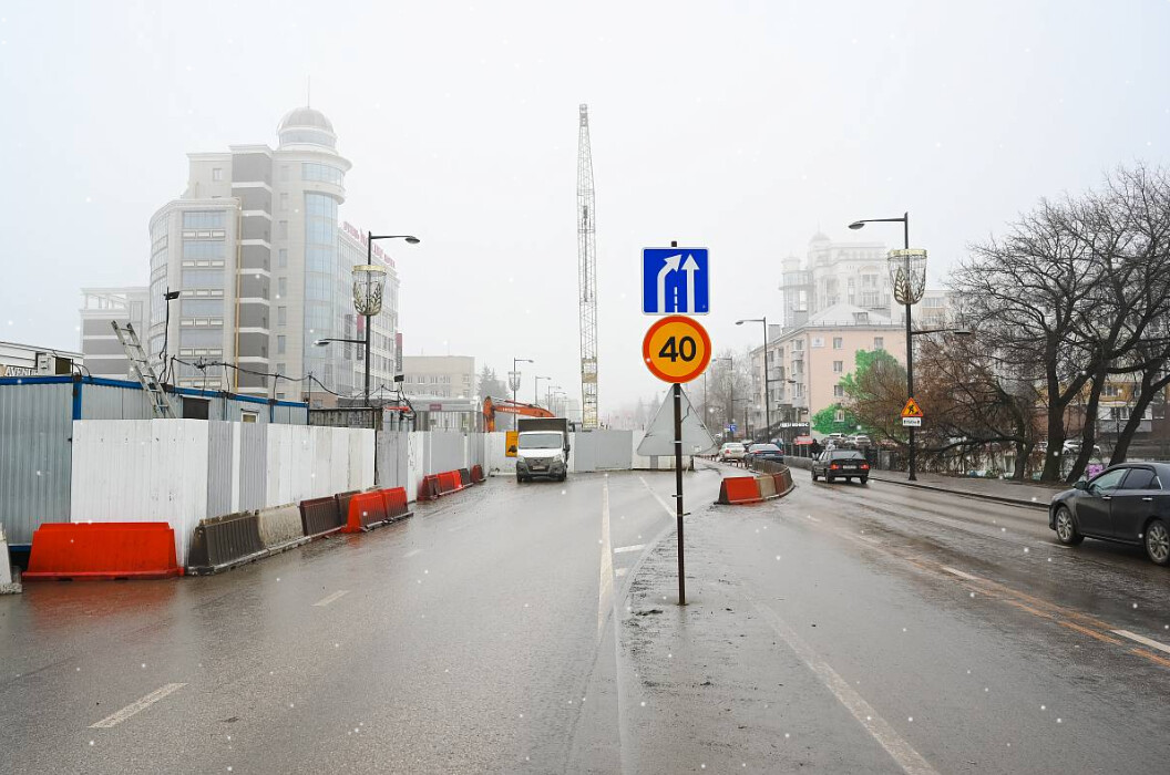 Ремонт моста на Плехановском спуске в Липецке выполнен на 18%