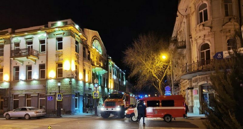 В Астрахани ночью произошел пожар в купеческом доме Хоруженко