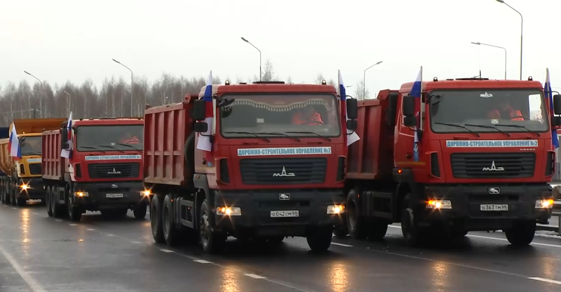 На трассе Р-28 «Тамбов — Пенза»открыли новый путепровод над ж/д путями