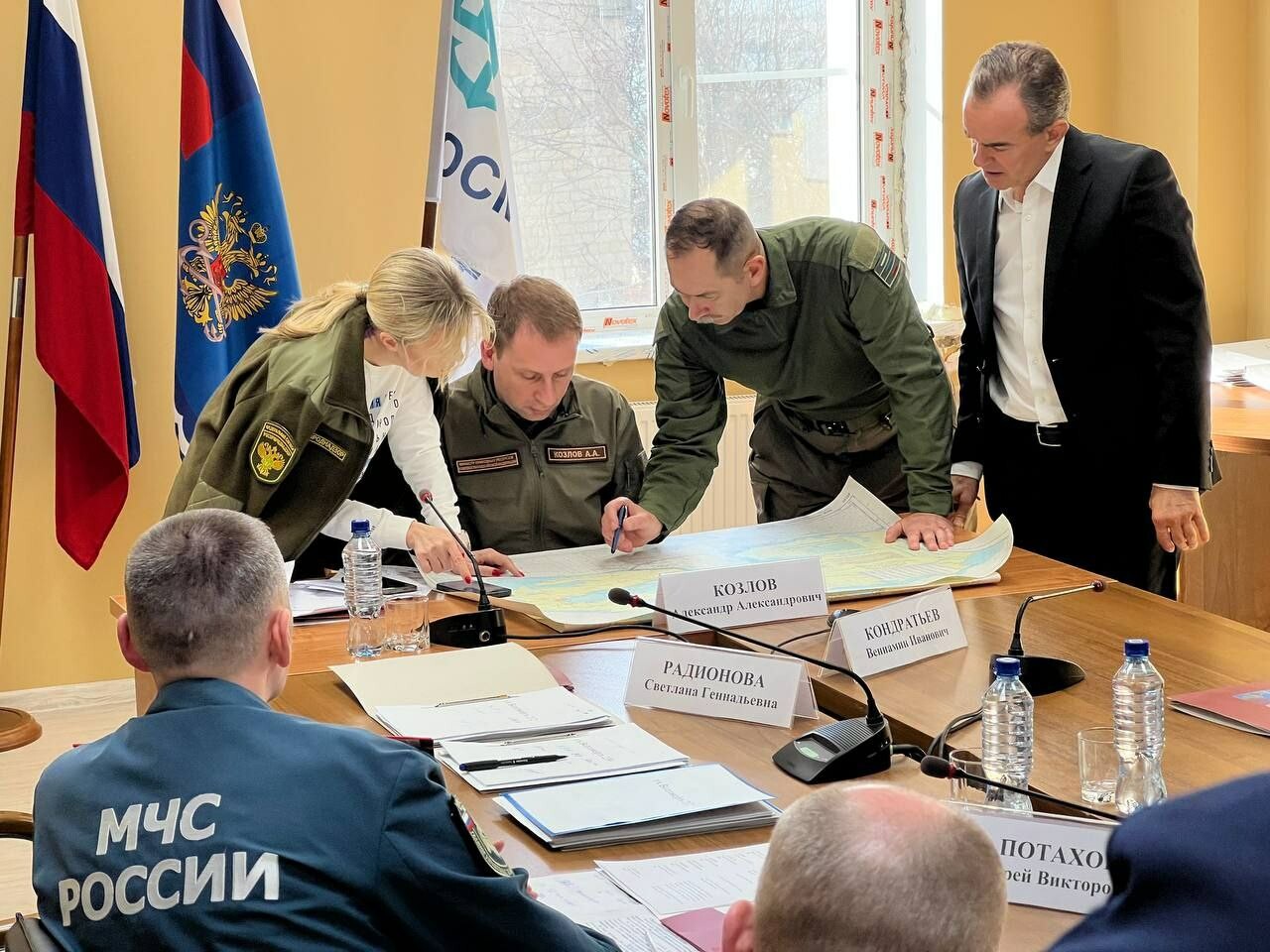 На Кубани обсудили ликвидацию последствий разлива топлива в Керченском проливе