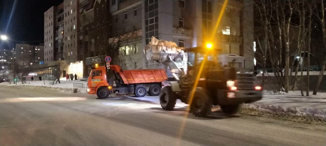 Сердечкин отчитался о результатах уборки дорог Мурманска за минувшие сутки