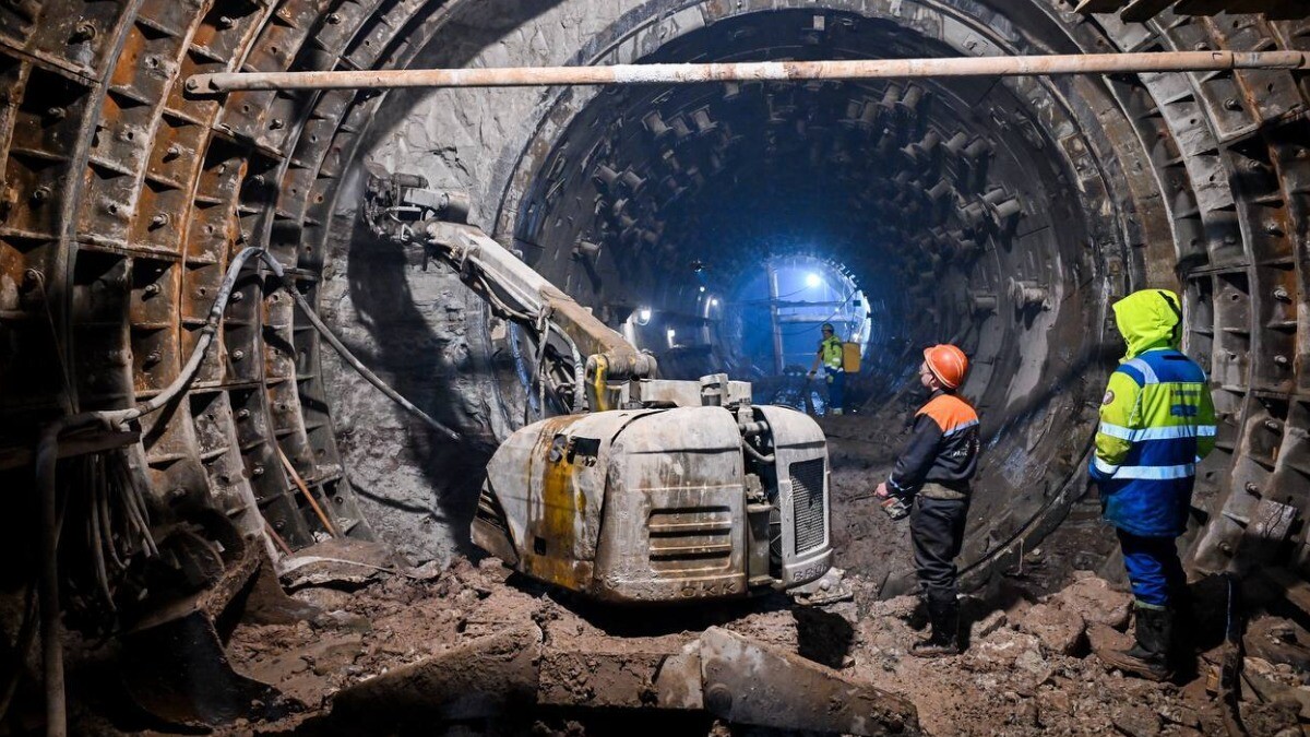 На Рублево-Архангельской линии метро завершена прокладка правого тоннеля 