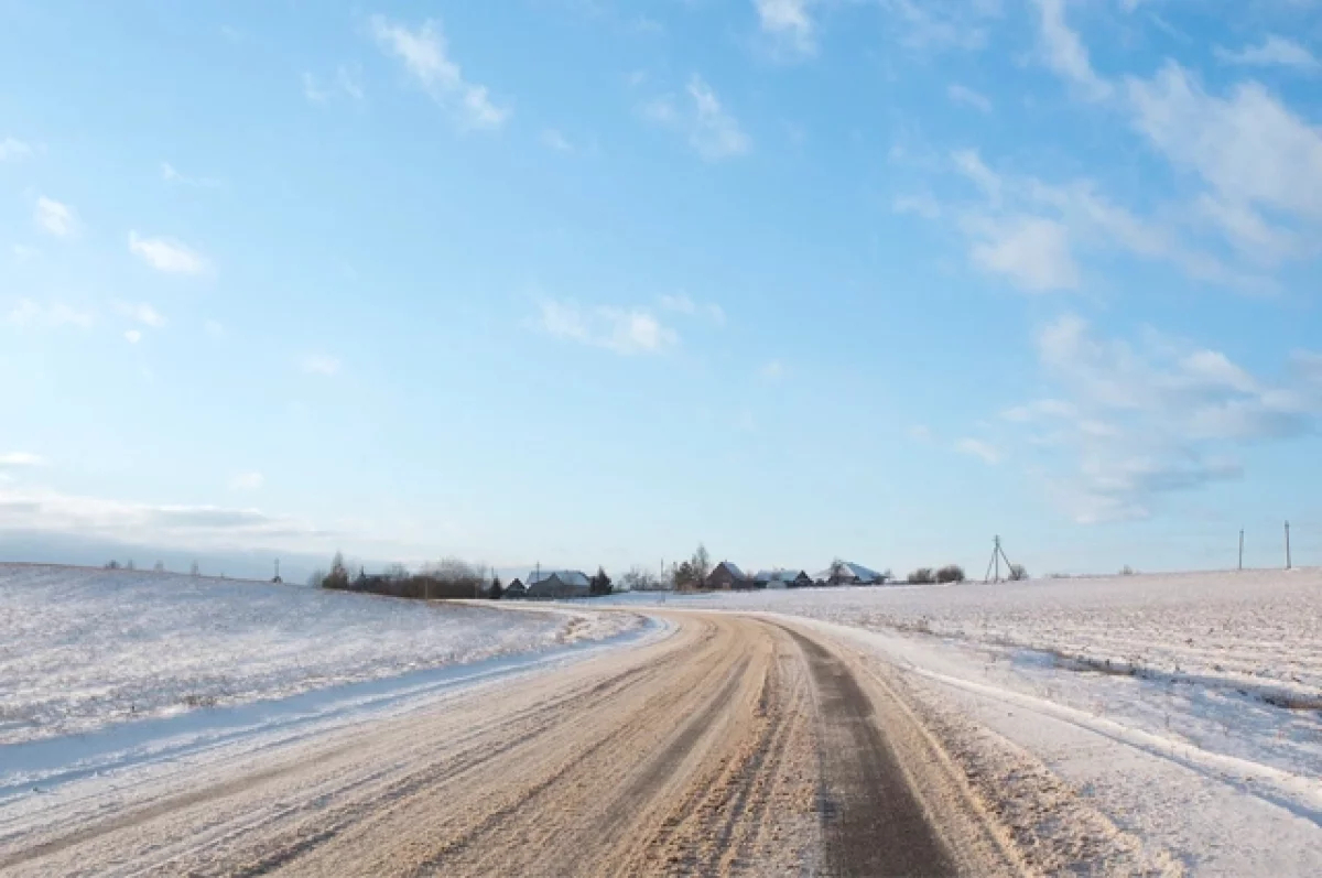 В Омской области село потеряло связь с городом из-за плохих дорог