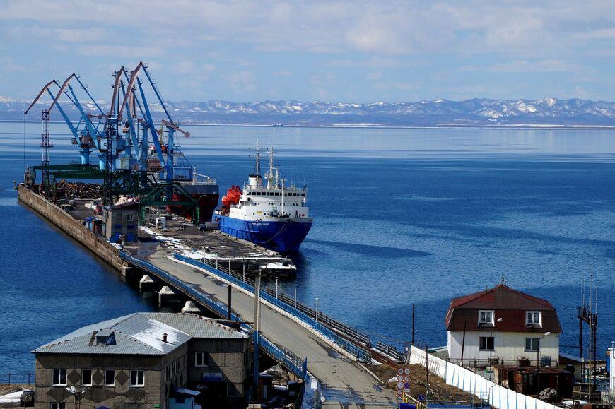 К 2026 году в Сахалине завершат создание нового терминала в порту Корсаков