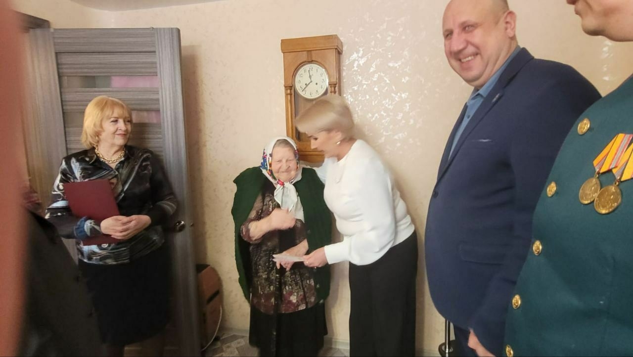 Астраханская труженица тыла отметила вековой юбилей