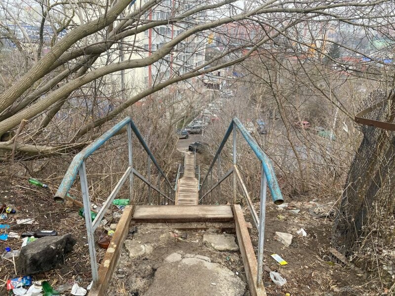 Вице-премьера Дворцову возмутили сломанные лестницы в Курске