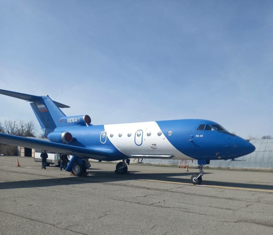 Самолет ЯК-40 поможет в борьбе с засухой на Ставрополье