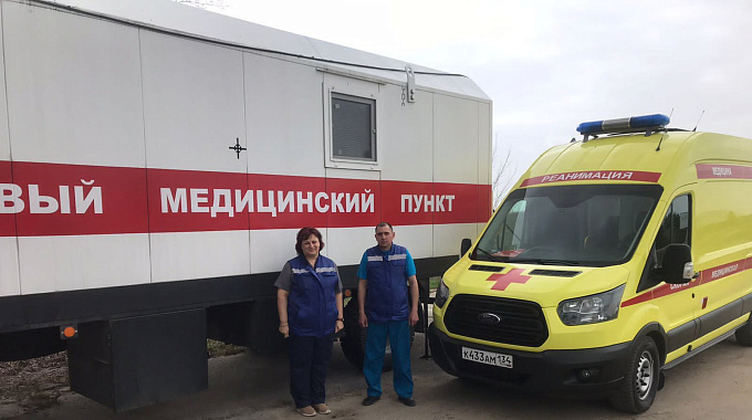 Более ста человек получили медицинскую помощь на трассовых пунктах Волгоградской области