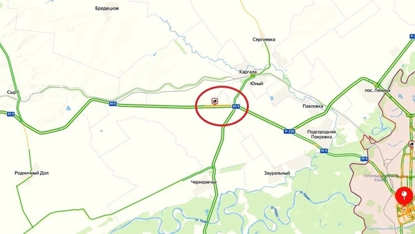 На участке трассы Оренбург – Самара вблизи Холодных Ключей произошли ДТП