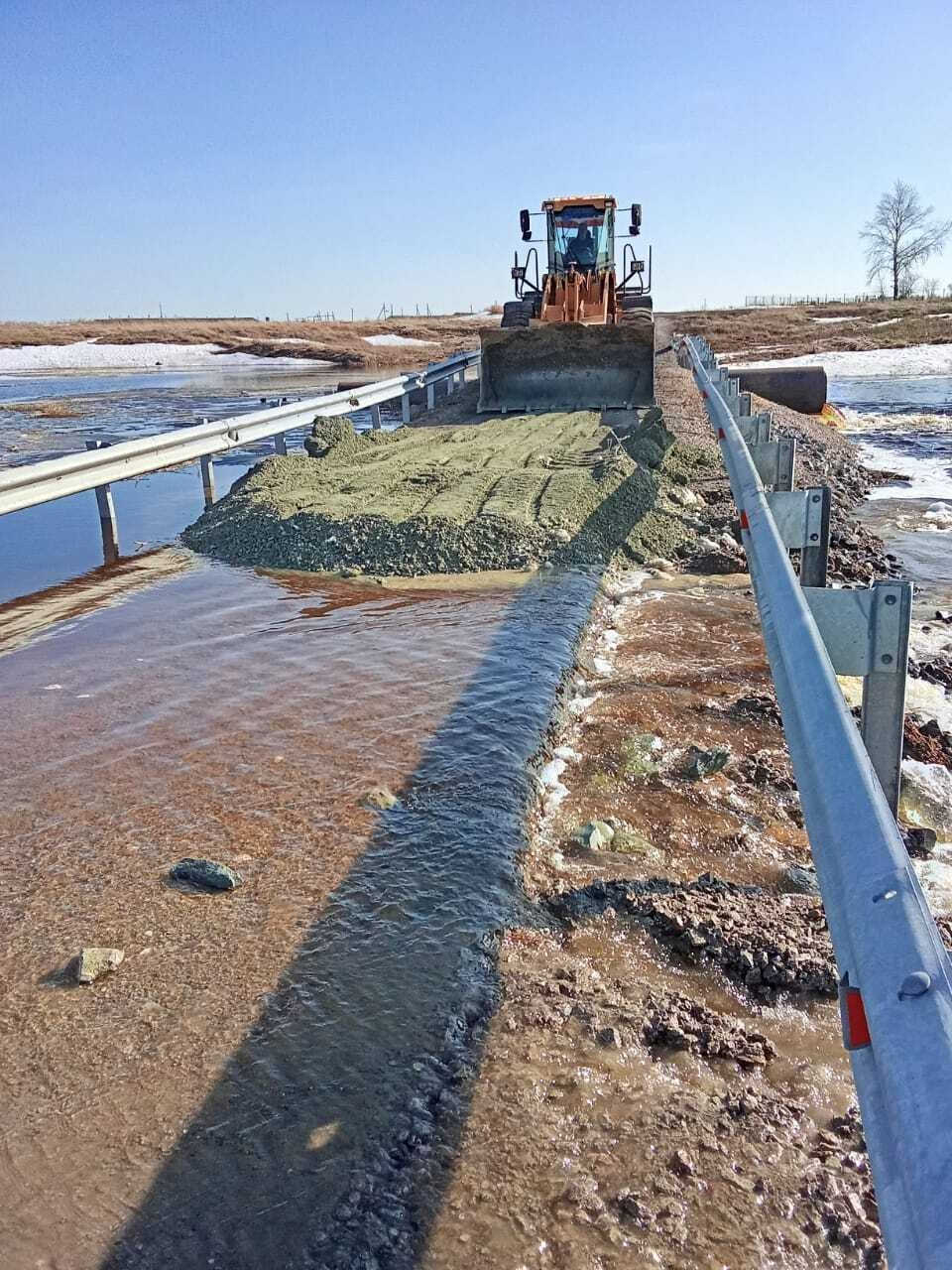 В девяти районах Новосибирской области зафиксировали переливы талых вод