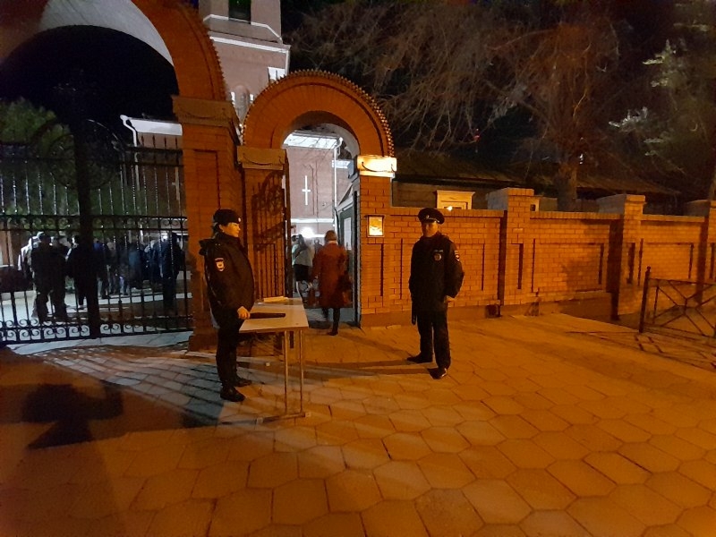 Пасхальные службы в Астрахани пройдут под охраной полиции