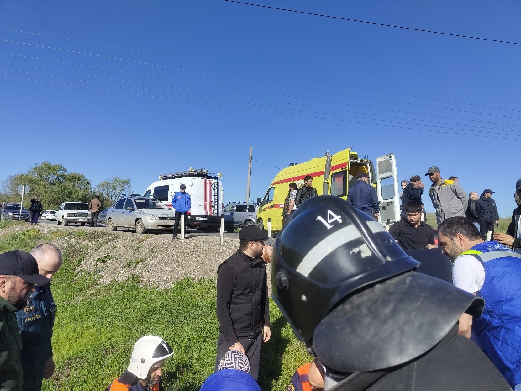 В Кизляре поезд столкнулся с автомобилем
