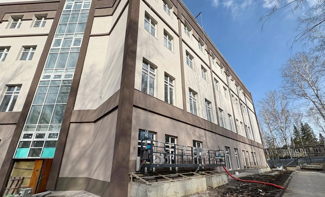 В Новосибирске завершается строительство музыкальной школы на улице Терешковой