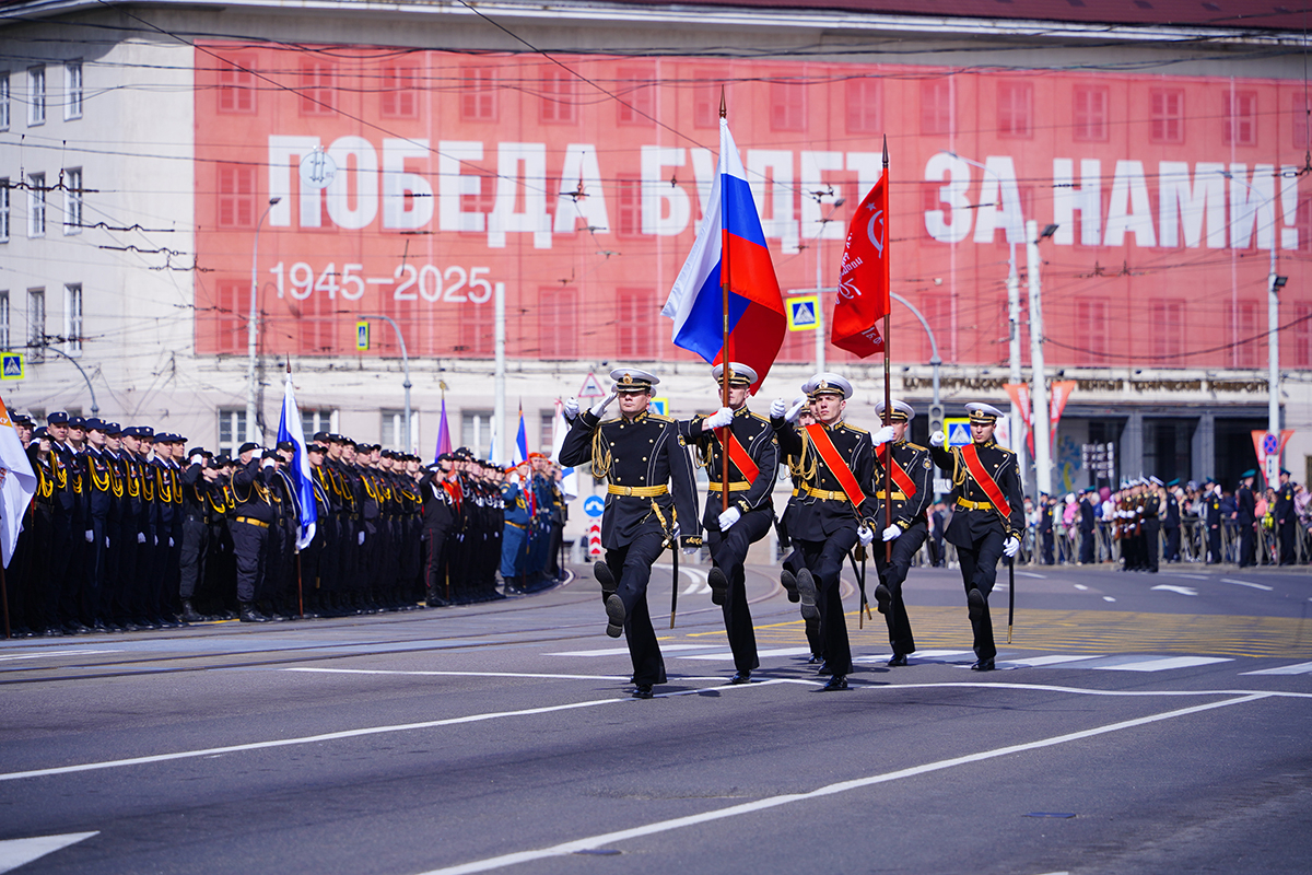В Калининграде состоялось торжественное празднование 80-летия Великой Победы