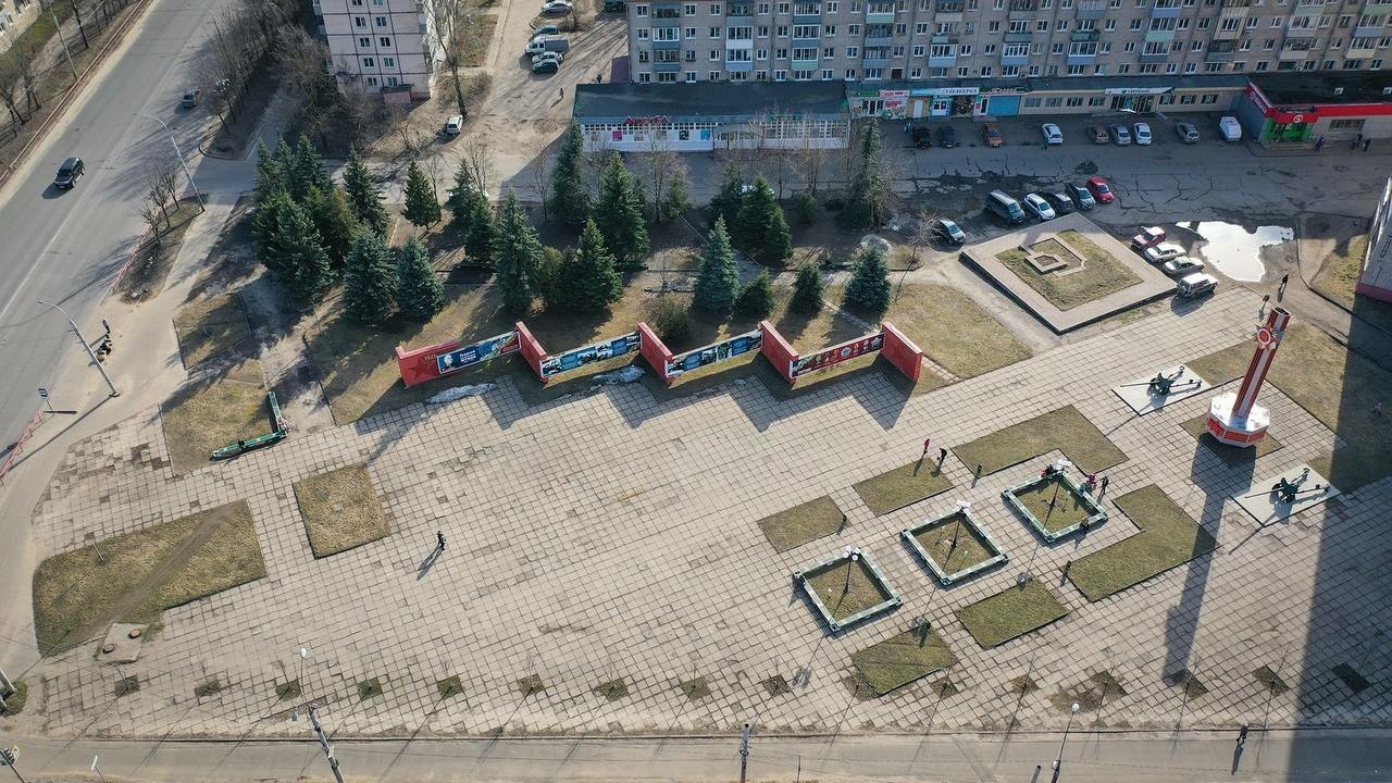 В Рыбинске готовятся к капитальному ремонту площади Маршала Жукова