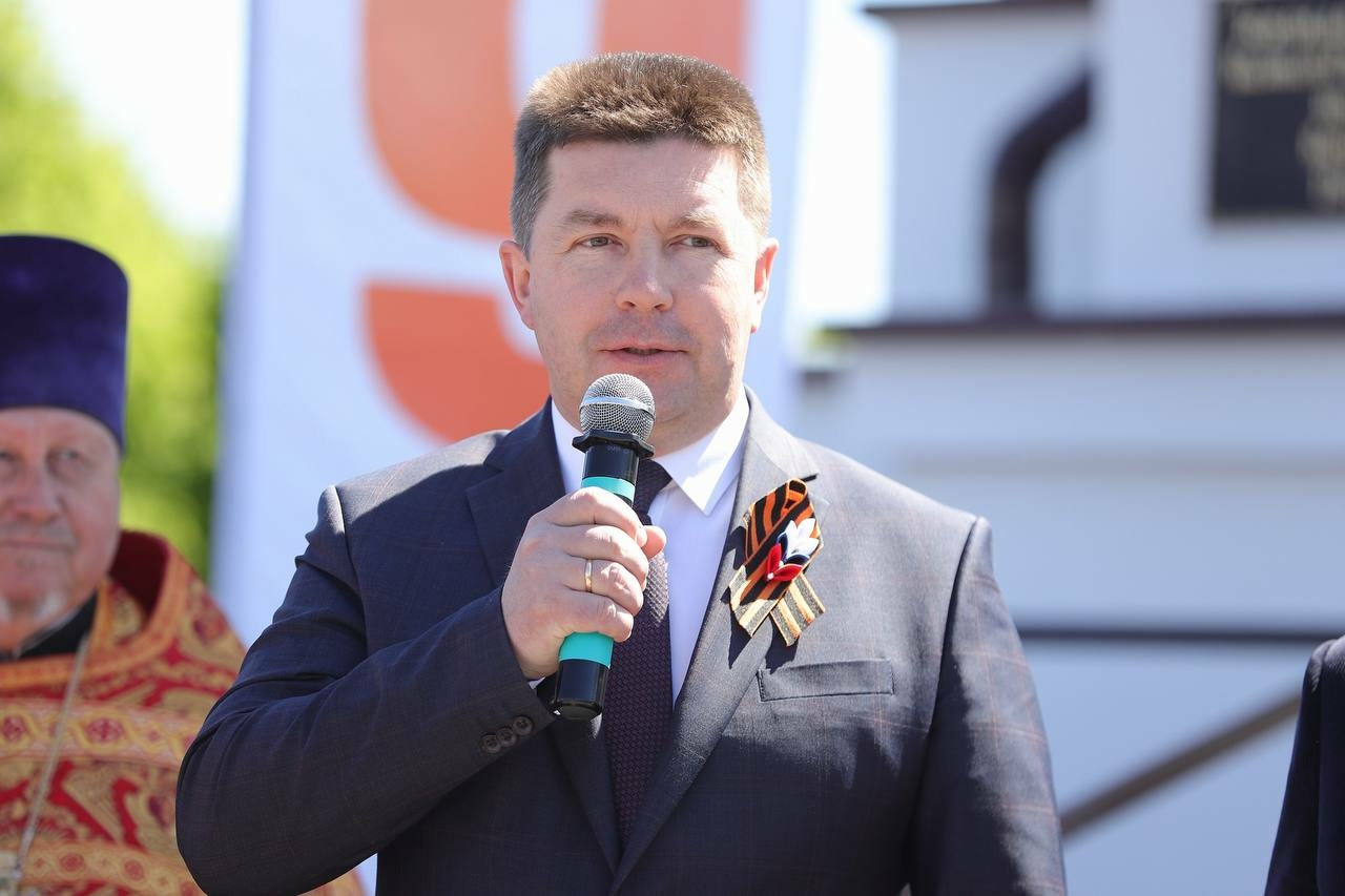 Глава Липецка Роман Ченцов принял участие в митинге, посвященном Великой Победе