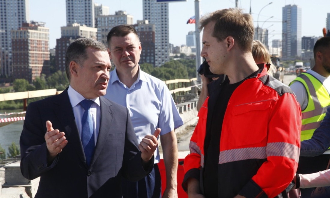 В Новосибирске ремонт Димитровского моста завершат до конца года