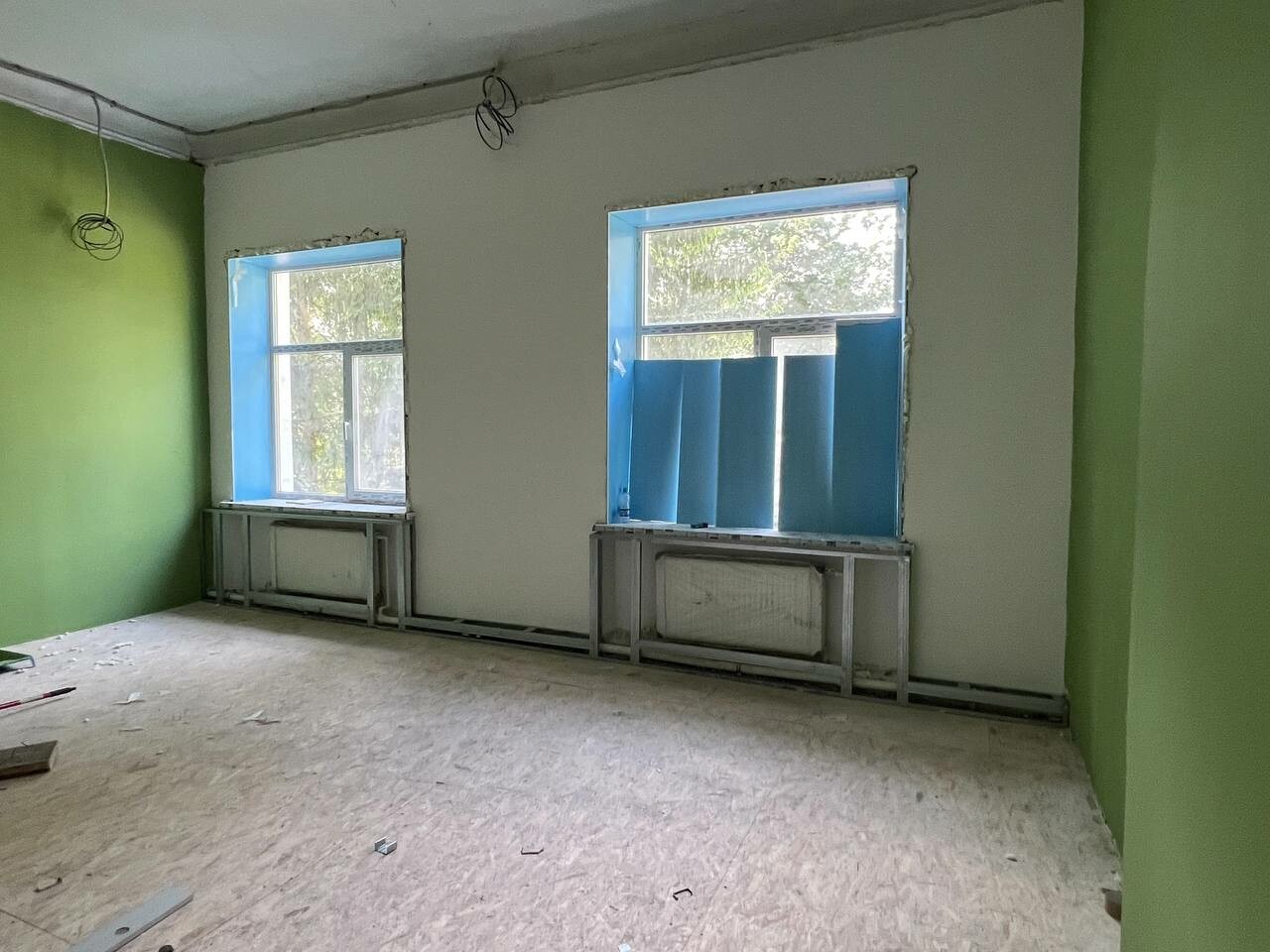 В Новгородчине идет капитальный ремонт Новосельского Дома культуры