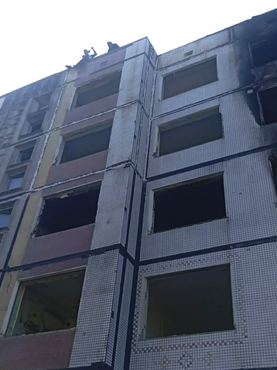 В Приморске после пожара продолжают ремонт дома по Выборгскому шоссе